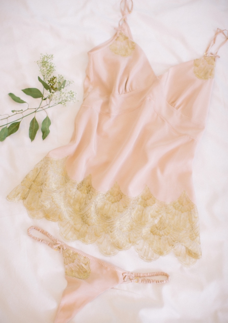Lingerie Braut rose